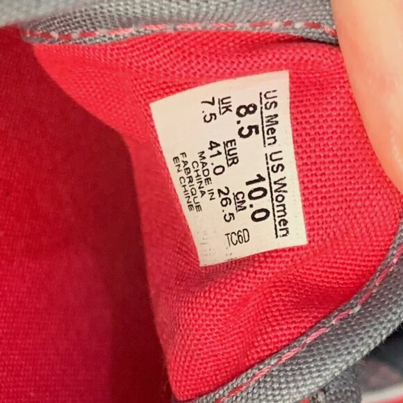 Gray & Pink Vans Off The Wall‎ Sneakers Excellent Condition Womens size 10 - Picture 4 of 5